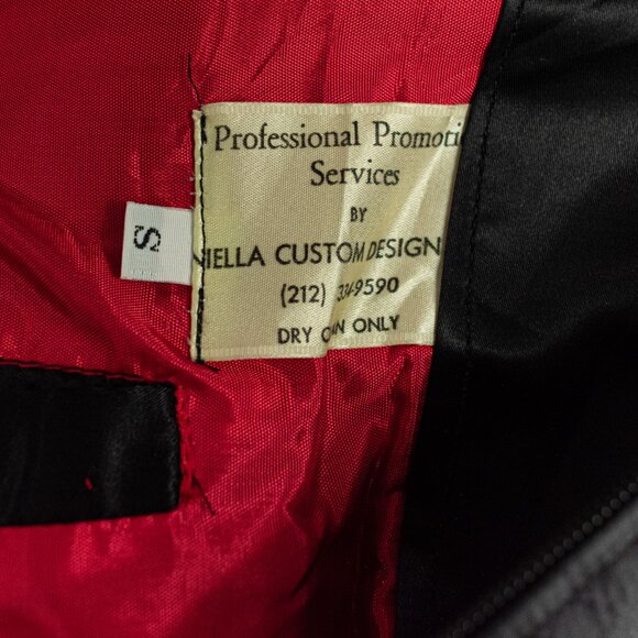 Vintage 80s Showtime Television Satin Jacket Size Small - Picture 6 of 12